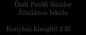 Csoportvezető 1 fő Műszaki előadó 1 fő Mélyépítési