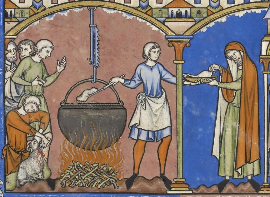 vágott húst többféleképpen is felhasználták, vagy elrágcsálták, vagy porrá őrölték és fűszerekkel ízesítve forró vízben megfőzték.