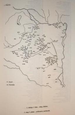 I fázis késő halomsiros korai urnamezős korszak BC BD, Vor-Čaka, fiatal Piliny Területi csoportok Balaton vidéki csoport: Csabrendeki és cserszegtomaji temetők és körük (1-2.