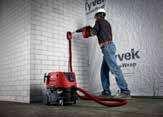 mbar vákuummal º M porosztály Standard MAK-faktor > 0,1 mg/m³ ásványi anyagok, faporok (tölgy, bükk) º Automatikus működtetés elektromos kéziszerszámmal º