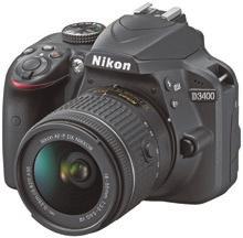 rendszer Wi-Fi funkció intelligens jelenetválasztó autoatika kreatív autoata ód Nikon D3400 18-105 VR objektívvel: