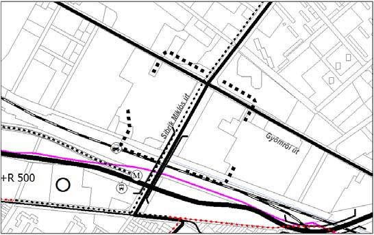 Miklós úton jelenik meg. A tervezési területet délnyugatról a Kőbánya Kispest vasútállomás, Északdéli metró (M3), valamint számos helyi és helyközi autóbusz viszonylat végállomása határolja.