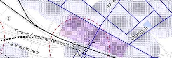 Közösségi közlekedés A vizsgált terület térségének meghatározó közösségi közlekedési eszközét a Vaspálya utcától délre lévő Kőbánya Kispest vasútállomás és az Észak déli metró (M3) végállomása