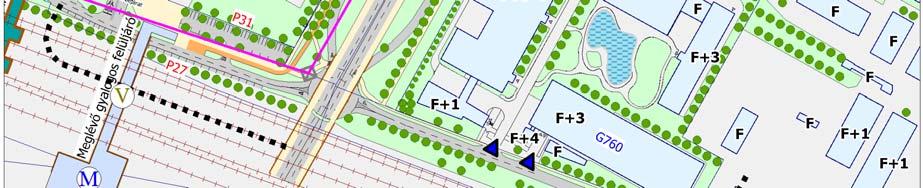 000 m 2 parkolásra igénybe vehető szintterület létesítése tervezett.