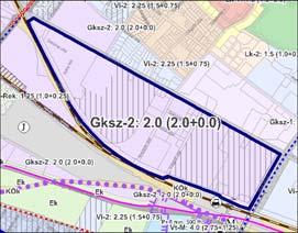 területfelhasználási egység FRSZ szerint építhető sorszám jele területe bs bsá bsp általános parkolásra fordítható 1Gksz 2 563325 2,00 2,00 0,00 1 126 650 KÉSZ szerint építhető parkolásra övezet jele