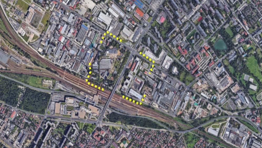 2 AZ ÉRINTETT TERÜLET RÖVID BEMUTATÁSA Az érintett (tervezési) terület Budapest átmeneti zónájában, a X. kerületben, Kőbányán, Óhegy és Újhegy városrészek határán helyezkedik el.