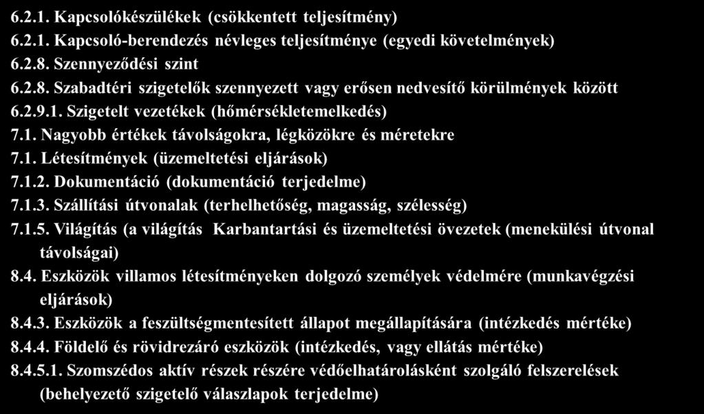 A legfontosabb eltérések a