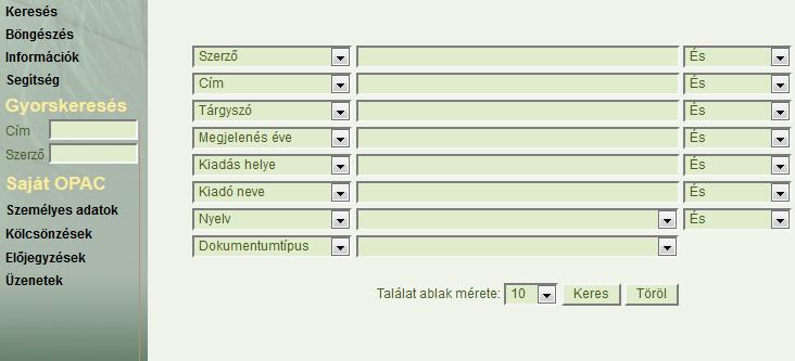 Útmutató az online katalógus használatához Könyvtárunk számítógépes, online katalógusa az 1994-től beszerzett művek adatait tartalmazza.