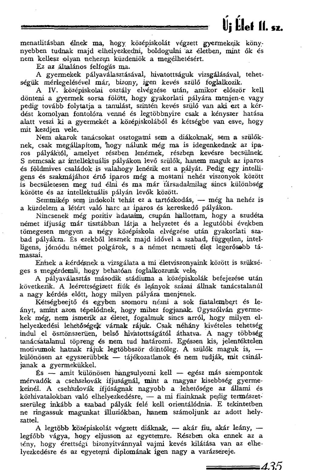 1... а д "»т у ' «.. - í. j Új t l e l II. SZ.