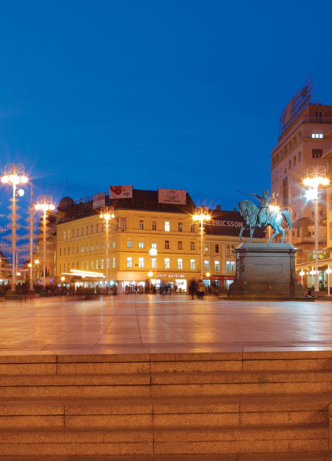 60 AZ EMBERLÉPTÉKŰ VÁROS ZÁGRÁB VÁROSA 9 Zagreb Horvátország fővárosa, Zágráb Közép-Európa legrégebbi városai közé tartozik, amit az 1094-ből, a helyi püspökség megalapításának évéből származó írott