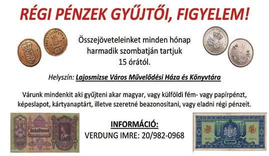 LAJOSMIZSE VÁROS MŰVELŐDÉSI HÁZA ÉS KÖNYVTÁRA Lajosmizse, Szabadság tér 12. Tel.:76/555 053 (művelődési ház), 76/555 323 (könyvtár) E-mail: muvhaz@lmizsekultura.hu; konyvtar@lmizsekultura.hu www.