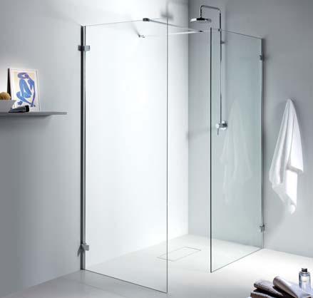 Next lkalmazott védőfelület Fix elemek atipikus megoldásokhoz 50, 80, 90 100 és 120 cm-es Walk-In elemek Üveg vastagság - fix fal: 8mm Állítható Magasság Bruttó listaár ikkszám Betét - üveg Idomszín