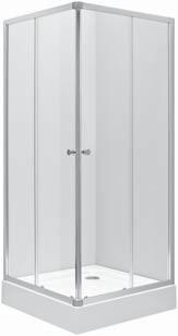 zuhanykabin - 90 cm, áttetsző üveg, zuhanytálca 131 000