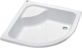 60 800 ø 52 100 20 220 60 350 800 80 x 80 cm XBN0380 63 12,0 5 Kiegészítők: Előlap XBN0380 - hoz PBN0380 25 500 4,0 Zuhanytálcaláb SN1 7 800 MÉLY íves zuhanytálca mélység: 21 cm,