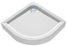 Ø 90 kril zuhanytálcák ikkszám Bruttó listaár db/ raklap FIRST íves zuhanytálca panellel és lábakkal együtt mélység: 4 cm, lefolyó: 90 mm teljes magasság: 16,5 cm önhordó, gyárilag beszerelt lábakkal