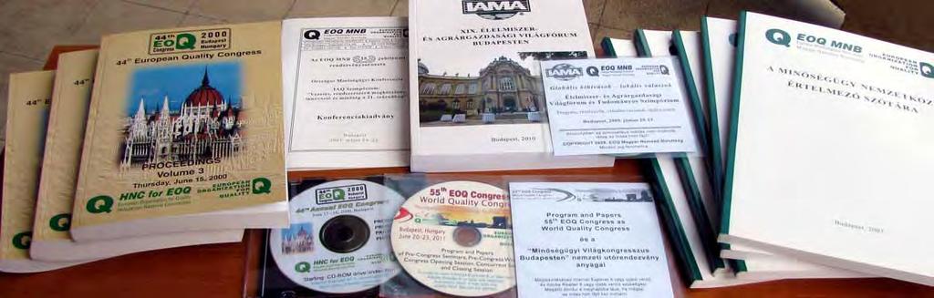 Kiadványok és publikációk Az EOQ MNB - a Terminológiai Szakbizottság munkabizottságának előkészítésében - 1999.