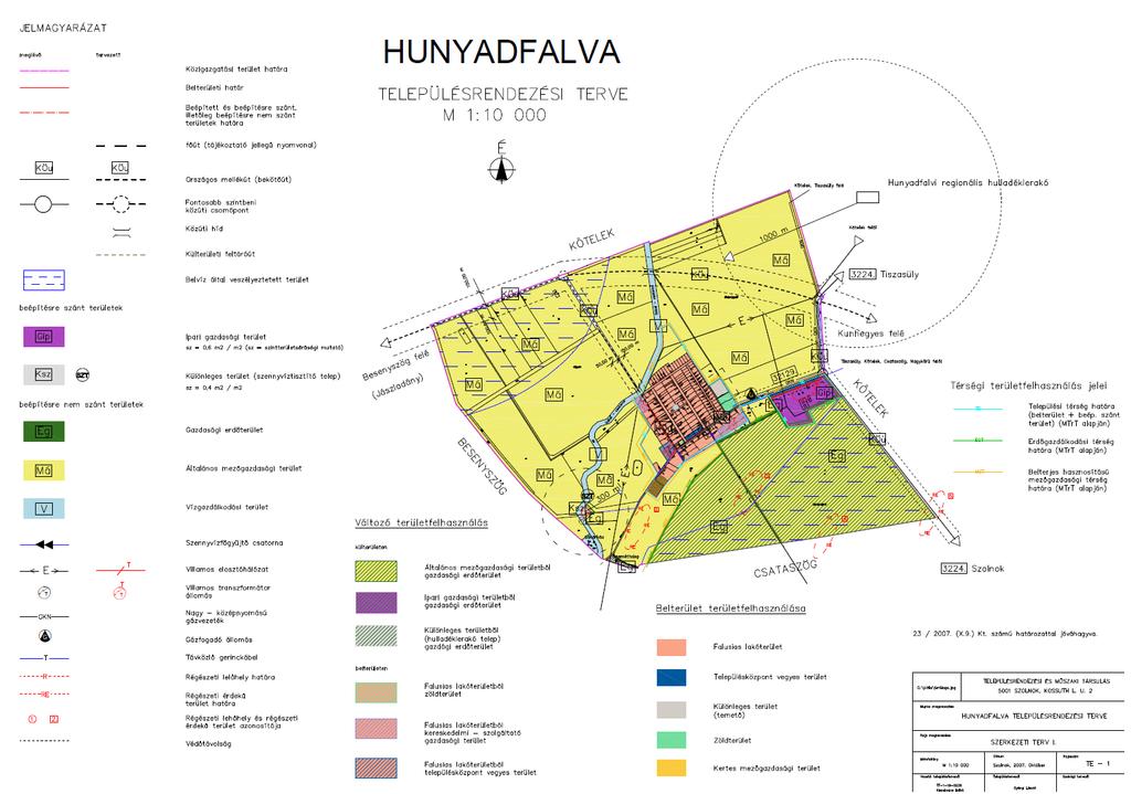 - Törökszentmiklós településrendezési terve, jóváhagyás: 2005, 108/2005 (VI.23.) Kt.