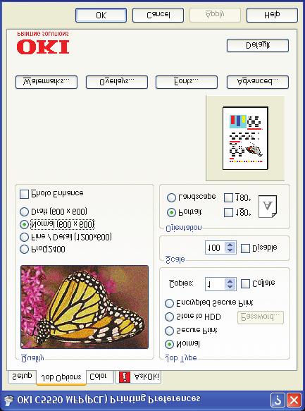 3. Megjelenik az Encrypted Secure Print (Titkosított biztonságos nyomtatás) ablak. 4.