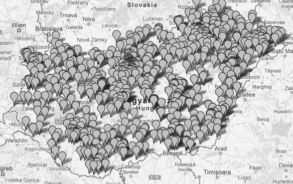 A képességmérés dilemmái 27 8. ábra. Az edia rendszerhez csatlakozott több mint 800 általános iskola 2014-ben (forrás: edia.