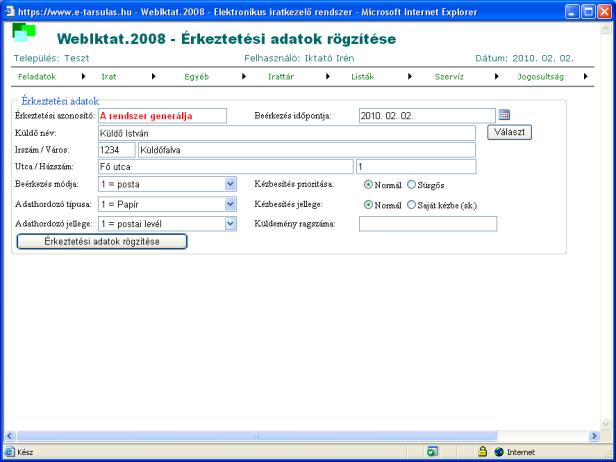 Webiktat.2008 A következő özönvízkor az emberiség nem vízbe, hanem papírba fullad.