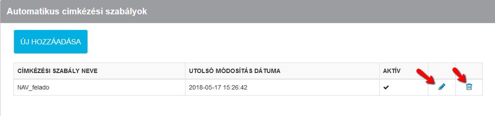 Amennyiben nem korlátozott hozzáférésű címkét rendel a szabályhoz, abban az esetben valamennyi ügykezelő kezelheti az adott címkével ellátott dokumentumokat.