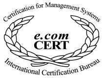A tanúsító szervezet adatai: A cég teljes neve: e.com-cert International Certfication Bureau Rendszertanúsító Kft. Rövidített neve: e.com-cert Kft. Székhely címe: H-1061 Budapest, Paulay Ede utca 46.