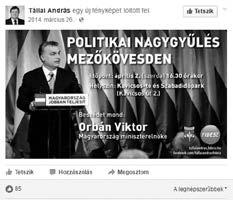 A hat posztból négy a mobilizációra fókuszál: kettő szavazásra, a másik kettő pedig offline eseményen való részvételre buzdít (lásd a 3. képet).
