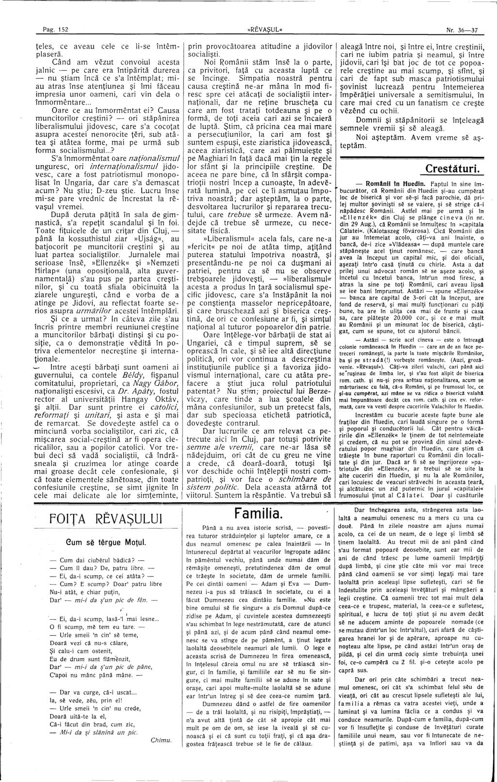 Pag. 152»REVASUL Nr. 36 37 ţeles, ce aveau cele ce li-se întâmplaseră.