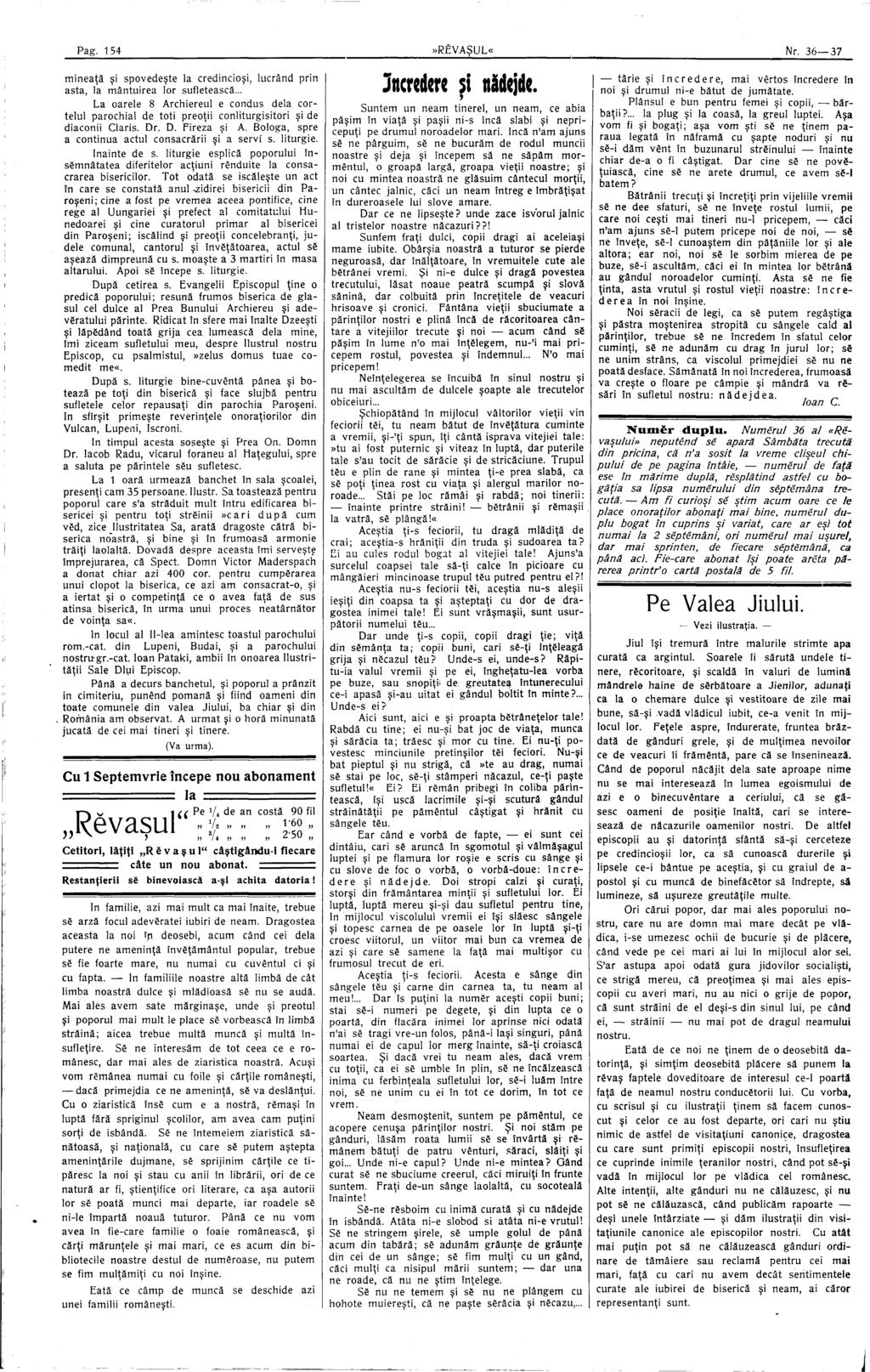 Pag. 154»REVASUL«Nr. 36 37 mineaţă şi spovedeşte la credincioşi, lucrând prin asta, la mântuirea lor sufletească.