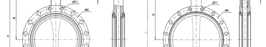 MÉRETEK KARIMÁS TÍPUS DN150 DN400 (mm) 5.