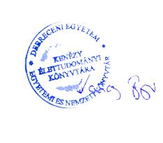 hazai könyvrészlet(ek) (1) 1. Buday, T., Lázár, I., Csákberényi-Nagy, G., Bódi, E., Tóth, T.
