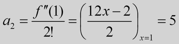 Fejtsük Taylor sorba az y = 2x 3 -x 2