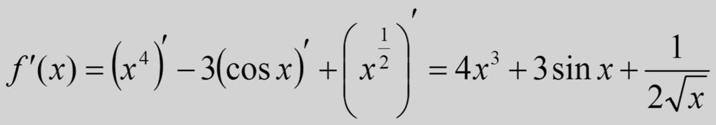 Példa-1: Differenciálja az függvényt!