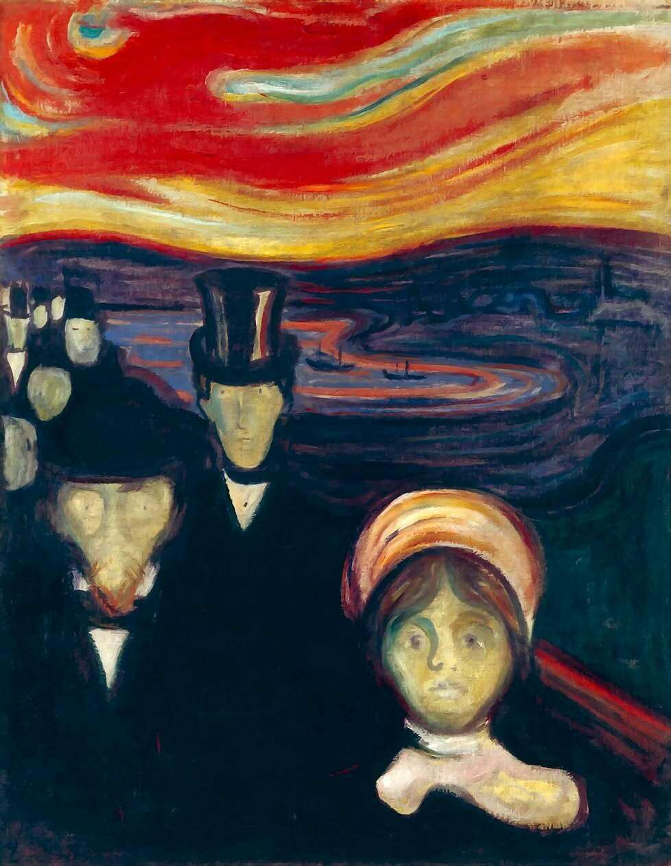 Szorongásos zavarok Pécsi Tudományegyetem Edvard Munch (1863-1944): Szorongás Szorongásos tünetek 1.