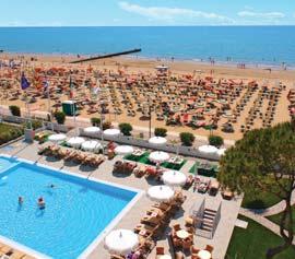 Carlton Jesolo - tipikus strandok Carlton medence Medencés üdülőszállodák***/**** Min. 3-5 éjszakára is! Strandszerviz az árban. (min. 3 éj!) AKCIÓ!