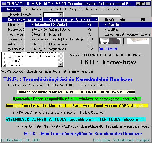 10.1.3. Értékesítés ( Számlázás ) : 10.2.
