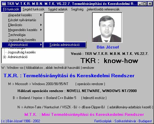 - 107-16. Adminisztráció : 16.1. Számla adminisztráció : Az
