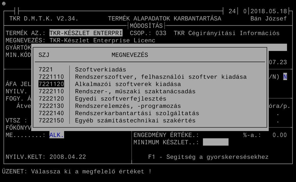 3.3. Termék