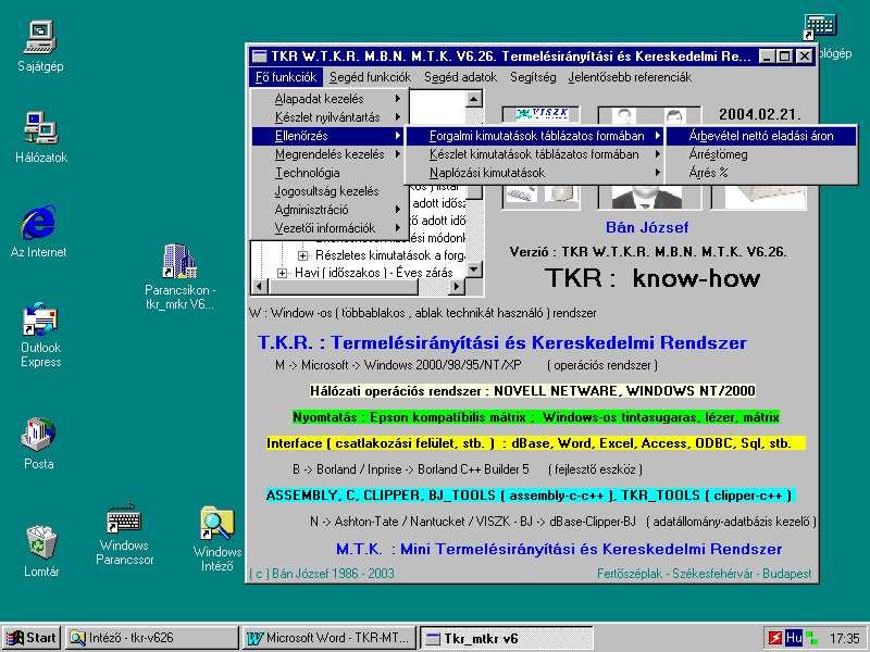 - 61-9. Ellenőrzés : 9.1.