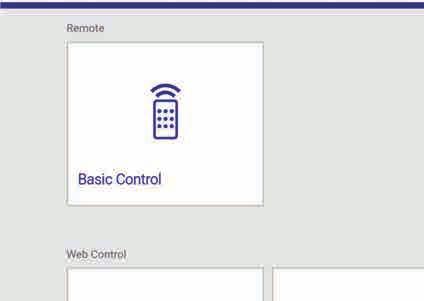 A hálózthoz cstlkozttott kivetítő vezérlése böngészőprogrm segítségével 170 Megjelenik z Epson Web Control képernyő.