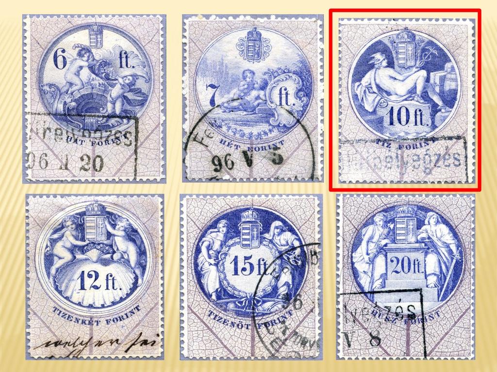 E bélyegsorozatnak nem csak filatéliai, hanem a rajzok művészi eleganciája és a metszetek finomsága miatt esztétikai értéke is van. Legszebb színeire nem találtak rá azonnal.