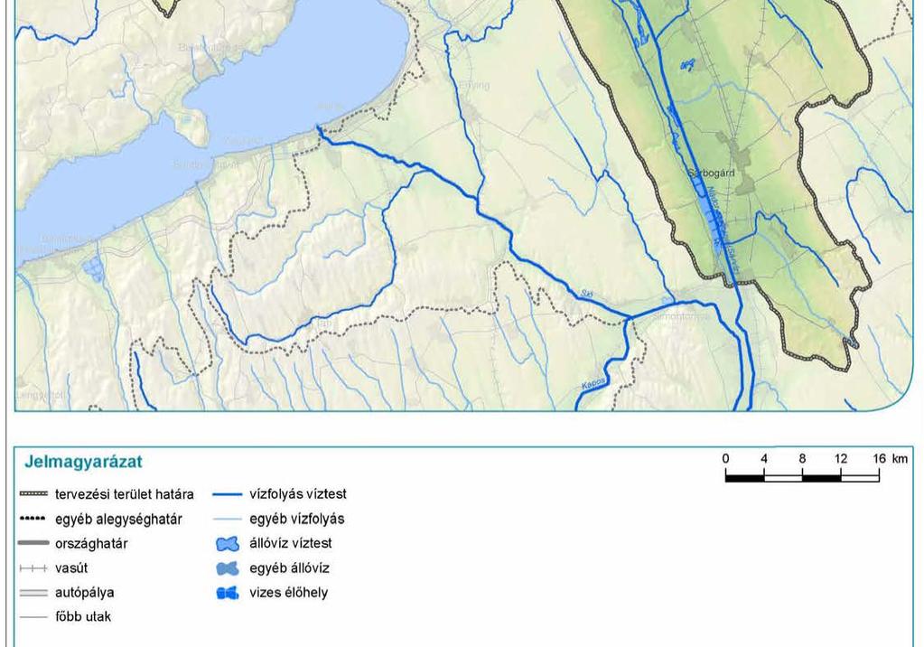 A tervezési területről a vizeket a Székesfehérvár Térségi Vízi Társulat kezelésében levő Akolpusztai árok gyűjti össze és szállítja a befogadó Nádor csatornáig.