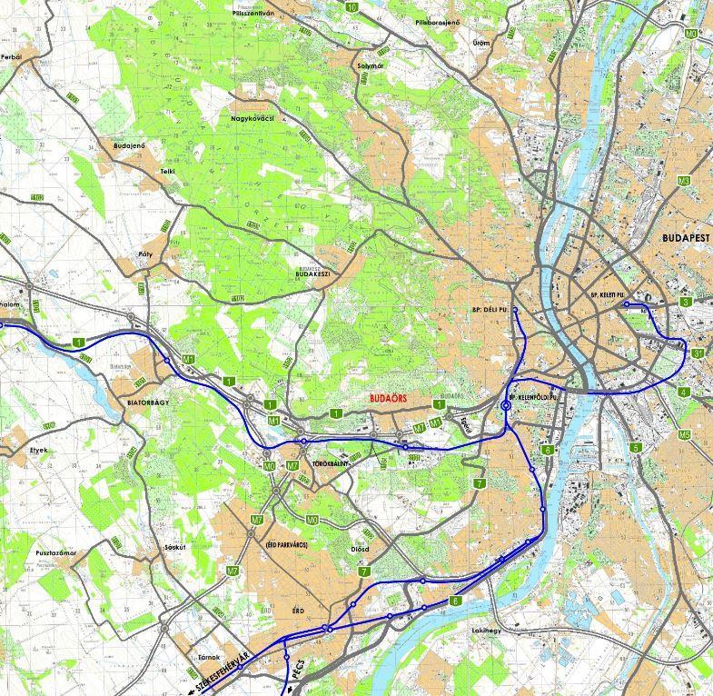 I.15. KÖZLEKEDÉS I.15.1. Hálózatok és hálózati kapcsolatok Közúti közlekedés Budaörs Város közlekedési helyzete a nagytérségi kapcsolatokat, a közlekedési összefüggéseket tekintve, a közúti és vasúti