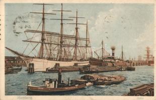 Hamburg, Hafe n / port