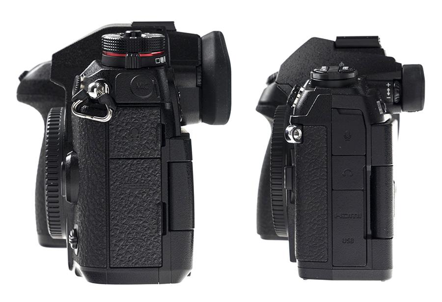 A Panasonic DC-G9 valamivel magasabb, markolata hasonlóan