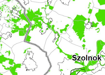 1.12.3.3. Ökológiai hálózat Újszász Város Integrált Településfejlesztési Stratégia Újszász városát az országos Területrendezési terv alapján érinti az országos ökológiai hálózat 23.