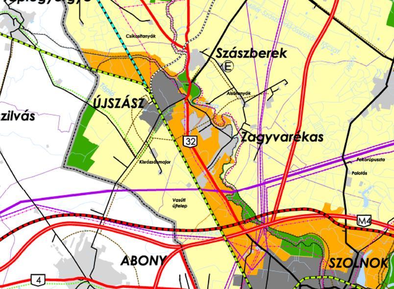 1.3.2. Jász Nagykun Szolnok Megye Területrendezési Tervvel való összefüggések A 10/2011 (IV.29.) számú KR. számú rendeletével módosított 18/2004. (XI.9.) számú rendelete Jász - Nagykun - Szolnok Megye Területrendezési tervről.