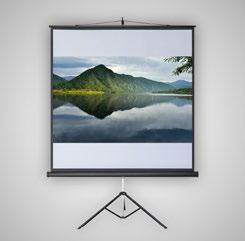 Vetítő vásznak Orion Tripod vetítővásznak - Masszív erős fém ház, matt fehér felület, 1:1 képarány, hordozható három lábú mobil vászon Típus Orion Tripod vetítővásznak - Masszív erős fém ház, matt