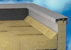 LAPOSTETŐ /FI/ Lapostető hőszigetelések projekttermékek ockfall attikaék A háromszög alakú ék biztosítja a tetőszer kezet vízszintes, illetve függőleges felületei (pl: attikafal, szellőzőaknák,