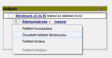 A nem egyenlő keresési feltétel választásánál azokra az értékekre tudunk keresni, amelyekben nem szerepel a beírt feltétel.